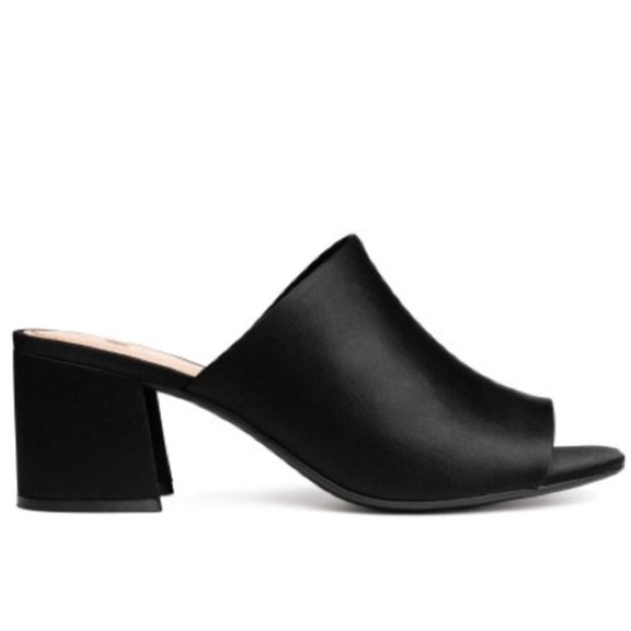 h&m black mules
